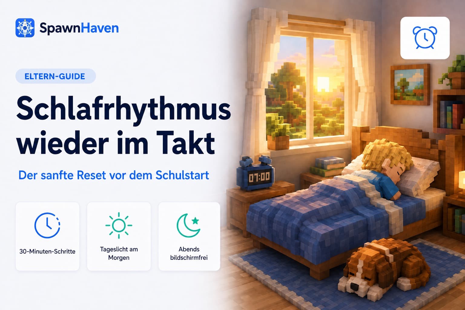 Schlafrhythmus in den Ferien: So gelingt der Reset vor der Schule